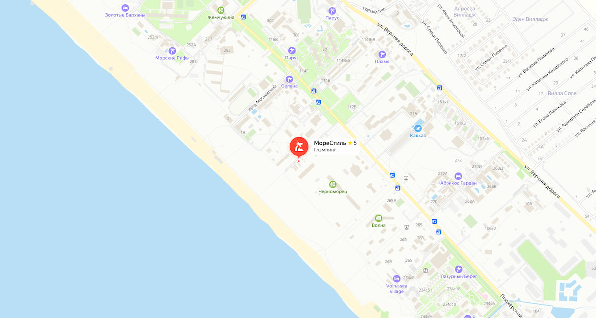 Глэмпинг МореCтиль